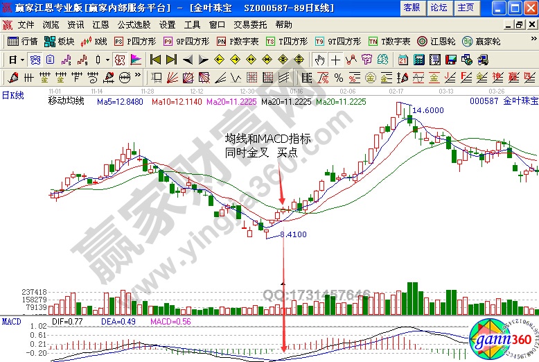 ST金葉(000587)股價(jià)見底后開始強(qiáng)勢上漲行情