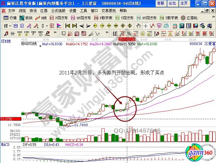 三愛富600636多頭排列實戰(zhàn)解析