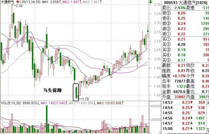 “馬失前蹄”形態(tài)實戰(zhàn)案例