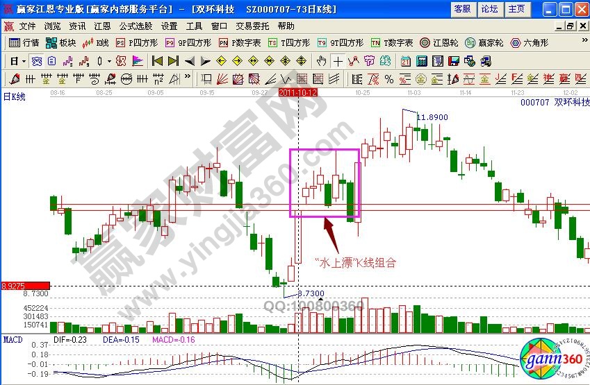 雙環(huán)科技水上漂K線組合