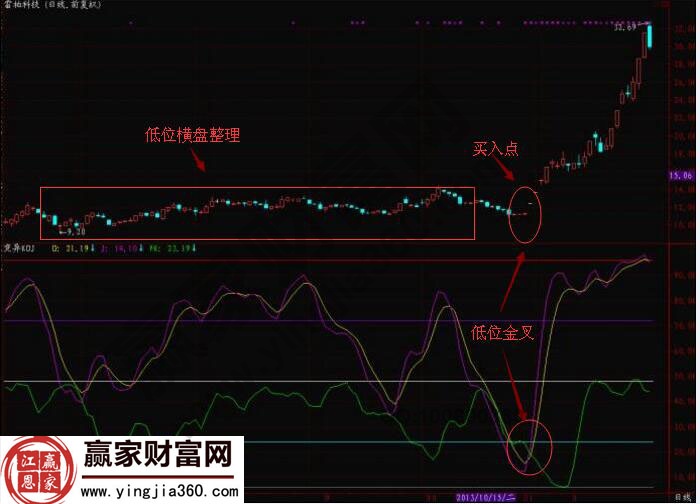 雷柏科技變異KDJ指標