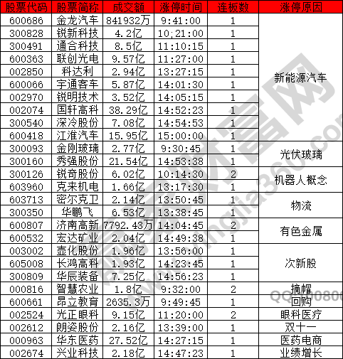 新能源汽車股強勢