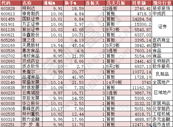 漲停2023年8月3日